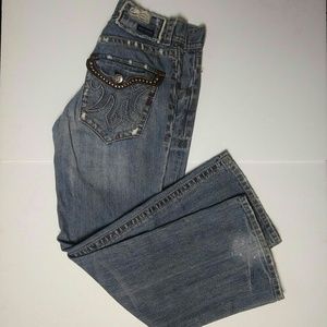 MEK PHUKET BOOTCUT JEANS 31 X30 EUC